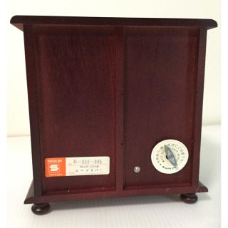 美品 ) アンティーク 木製ジュエリーボックス( オルゴール付き )の
