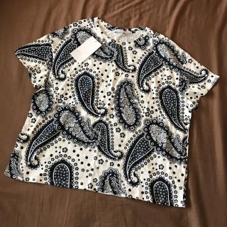 ザラ(ZARA)の新品 ZARA  ペイズリー柄 Tシャツ(Tシャツ(半袖/袖なし))