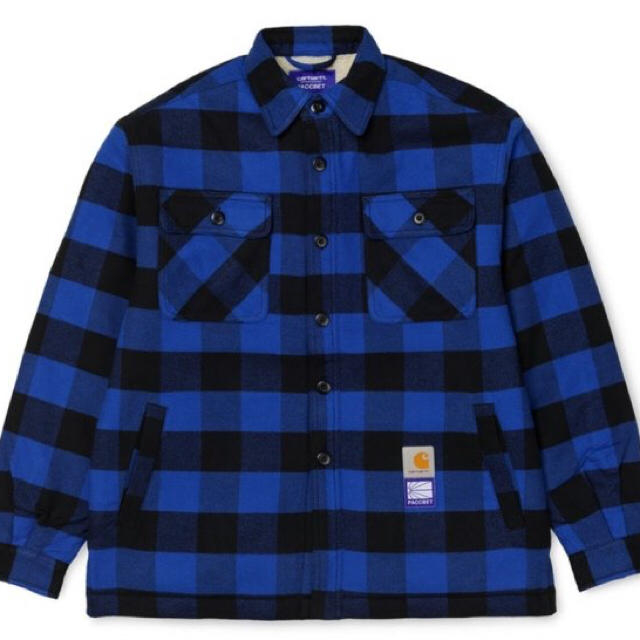 carhartt(カーハート)のPaccbet × Carhartt Shirt Jacket M メンズのトップス(シャツ)の商品写真