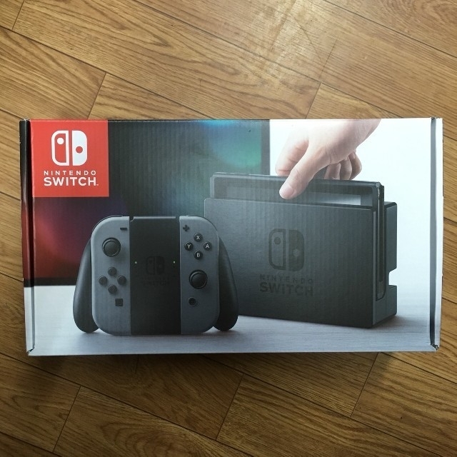 Nintendo Switch(ニンテンドースイッチ)の送料無料 switch グレー スイッチ 本体 ネオン 任天堂　グレイ　マリオ エンタメ/ホビーのゲームソフト/ゲーム機本体(家庭用ゲーム機本体)の商品写真