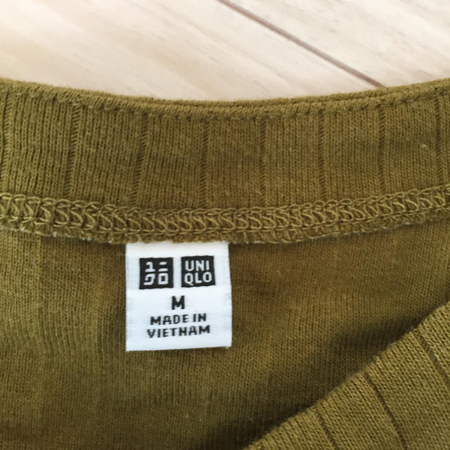 UNIQLO(ユニクロ)のユニクロ♡リブT レディースのトップス(Tシャツ(半袖/袖なし))の商品写真