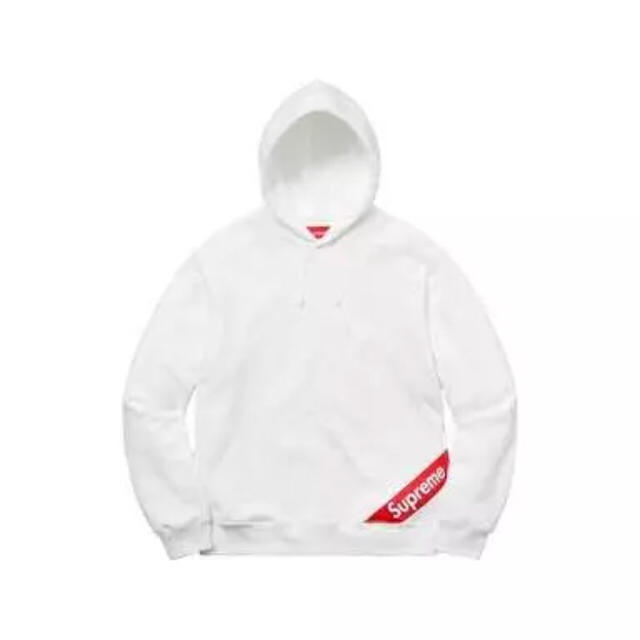 値下Supreme Corner Label Fooded Sweatshirt新品未使用タグ付き付属品