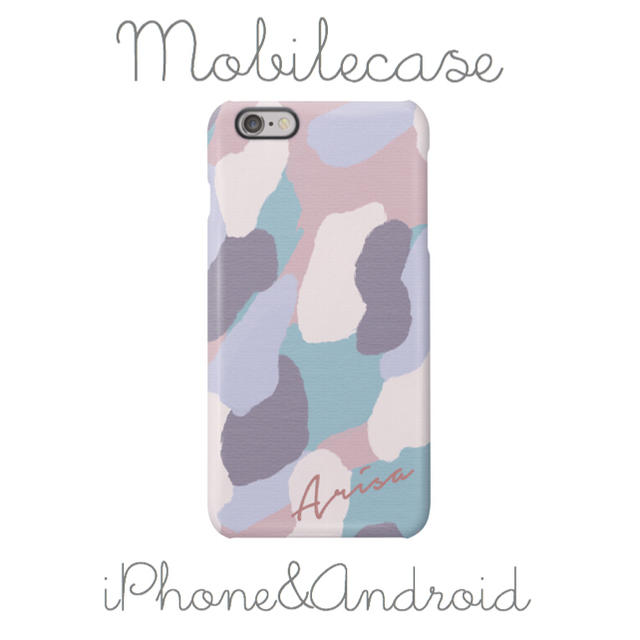 名入れ可能♡大人女子カモフラ柄スマホケース♡iPhone以外も対応機種多数あり♪の通販 by welina mahalo|ラクマ