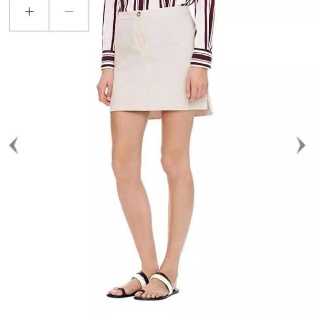 トリーバーチ TORY BURCH スカート 白 ミニスカート - ミニスカート