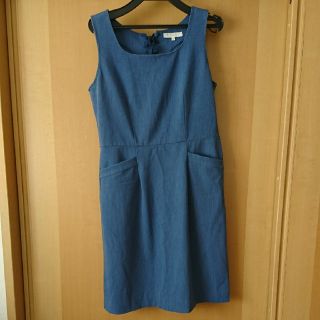 プロポーションボディドレッシング(PROPORTION BODY DRESSING)の【衣替えセール】デニム ワンピース プロポーションボディドレッシング(ひざ丈ワンピース)