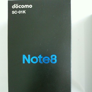 エヌティティドコモ(NTTdocomo)のGalaxy Note 8 Black 64 GB simフリー docomo(スマートフォン本体)