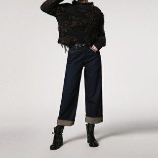 ディーゼル(DIESEL)の美品 ディーゼル 17FW デニム ワイドパンツ WIDEE 084LN(デニム/ジーンズ)