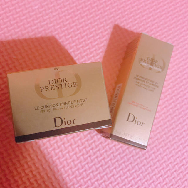 Christian Dior(クリスチャンディオール)のプレステージ♡クッションファンデ＆UV化粧下地サンプル コスメ/美容のベースメイク/化粧品(ファンデーション)の商品写真