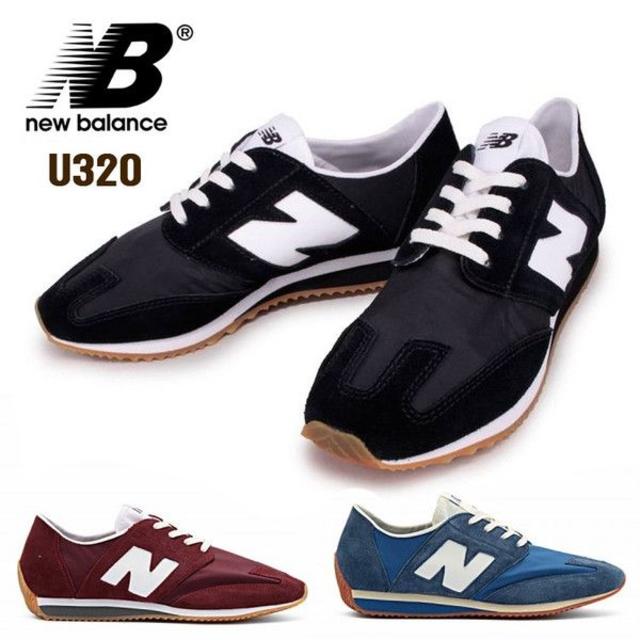 New Balance ニューバランス U320 レディース ブラック 23.5