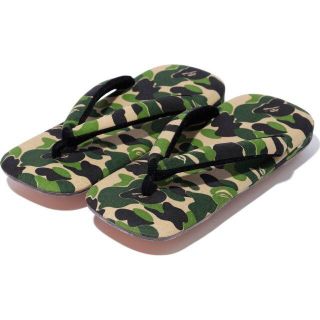 アベイシングエイプ(A BATHING APE)のbape abc camp Japanese sandals L サンダル(サンダル)