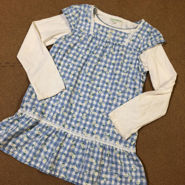 3can4on(サンカンシオン)の3can4on 女の子120 チュニック キッズ/ベビー/マタニティのキッズ服女の子用(90cm~)(ワンピース)の商品写真