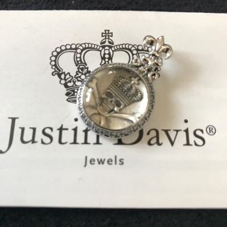 ジャスティンデイビス(Justin Davis)の新品◆JUSTIN DAVIS◆DIP PENDANT◆スカルペンダント◆クロム(ネックレス)