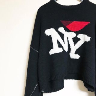 ラフシモンズ(RAF SIMONS)の【RAF SIMONS】NY jacquard wool sweater(ニット/セーター)