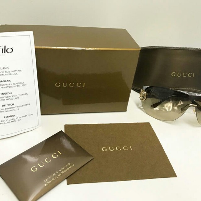 Gucci(グッチ)の美品 新品 未使用 GUCCI サングラス ゴージャス レディースのファッション小物(サングラス/メガネ)の商品写真