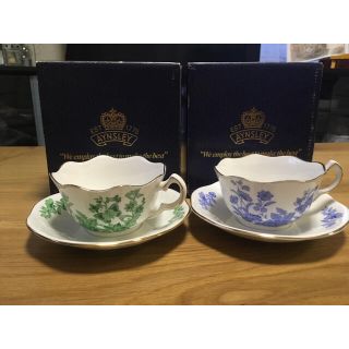 エインズレイ(Aynsley China)のアビー様専用です☆☆エインズレイ  カップ&ソーサー 2客セット(食器)