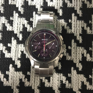 ワイアード(WIRED)のWIRED 紫 腕時計(腕時計(アナログ))