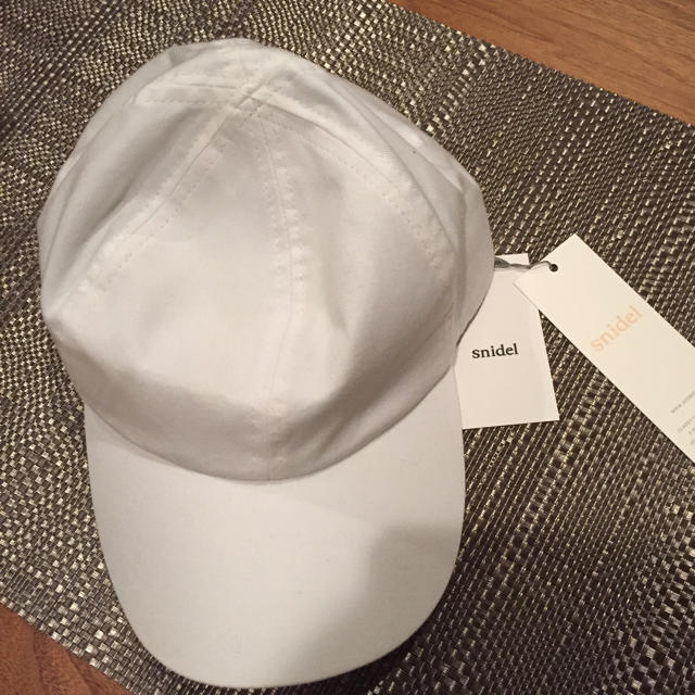 SNIDEL(スナイデル)のスナイデル snidel カラーキャップ ホワイト レディースの帽子(キャップ)の商品写真