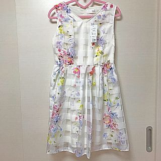 トッコ(tocco)の【🌸HARU 様 専用🌸】tocco closet オーガンジーワンピース (ひざ丈ワンピース)