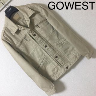 ゴーウエスト(GOWEST)の◆レア◆GOWEST ゴーウエスト◆サテン チノ ジャケット ジージャン 2 M(Gジャン/デニムジャケット)