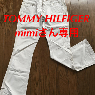 トミーヒルフィガー(TOMMY HILFIGER)のTOMMY HILFIGER パンツ TOMMY jeans オフホワイト S(カジュアルパンツ)