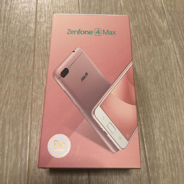 ASUS(エイスース)のZenfone4MAXPro ASUS PINK 新品未使用 スマホ/家電/カメラのスマートフォン/携帯電話(スマートフォン本体)の商品写真