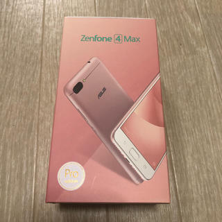 エイスース(ASUS)のZenfone4MAXPro ASUS PINK 新品未使用(スマートフォン本体)