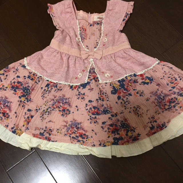 Souris(スーリー)のsouris♡ワンピース♡花柄♡ キッズ/ベビー/マタニティのキッズ服女の子用(90cm~)(ワンピース)の商品写真