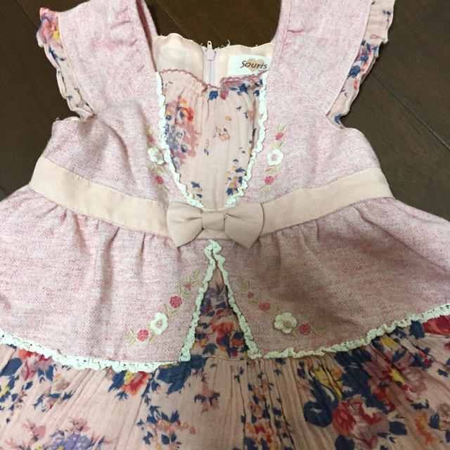 Souris(スーリー)のsouris♡ワンピース♡花柄♡ キッズ/ベビー/マタニティのキッズ服女の子用(90cm~)(ワンピース)の商品写真