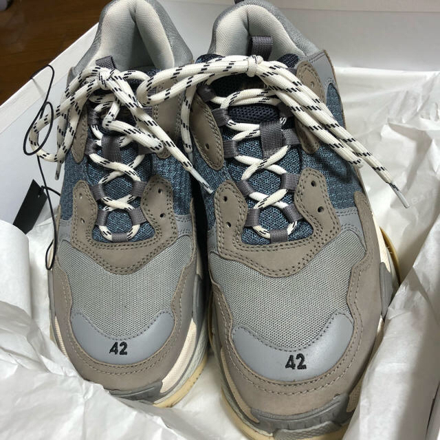 BALENCIAGA バレンシアガ triple s トレーナー グレー 42