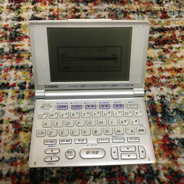 CASIO(カシオ)のCASIO EX-word XD-9000 電子辞書 スマホ/家電/カメラのPC/タブレット(電子ブックリーダー)の商品写真