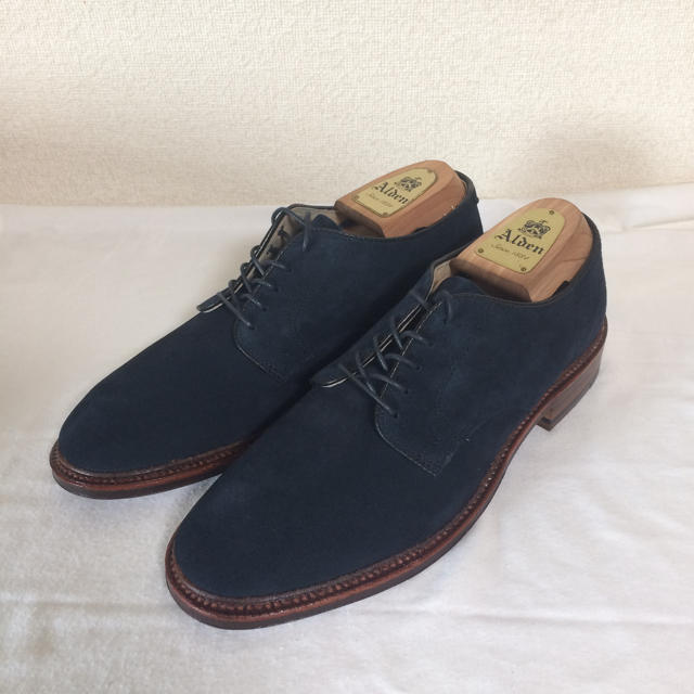 ALDEN オールデン 29321F ネイビースエード 7 1/2 試し履きのみ ALDEN オールデン 29321F ネイビースエード 7 1/2 試し履きのみ