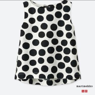 マリメッコ(marimekko)のユニクロ×マリメッコ水玉ブラウスSサイズ★新品未開封通販分(シャツ/ブラウス(半袖/袖なし))