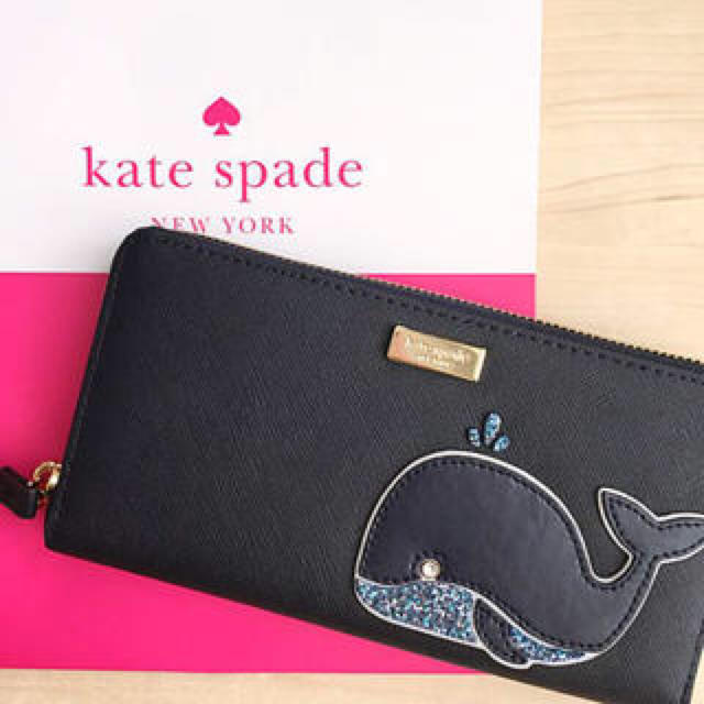 kate spade new york - ケイトスペード♠︎くじらさん長財布の通販 by