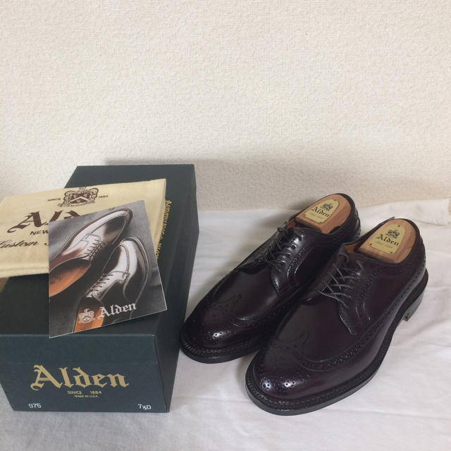 上品な Alden - ALDEN オールデン 975 ロングウイングチップ