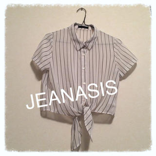 ジーナシス(JEANASIS)のJEANASIS ストライプシャツ(Tシャツ(半袖/袖なし))