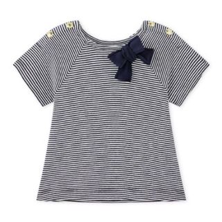 プチバトー(PETIT BATEAU)のYuki様専用 プチバトー  ミラレリボン付き 半袖カットソー 24m(シャツ/カットソー)