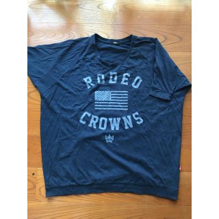 ロデオクラウンズ(RODEO CROWNS)の再値下げ★RODEO CROWNS★半袖ドルマンTシャツ ネイビー(Tシャツ(半袖/袖なし))