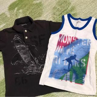 ギャップキッズ(GAP Kids)の☆2枚セット☆ギャップ ポロシャツ  タンクトップ ボーイズ(Tシャツ/カットソー)