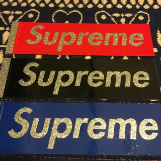 シュプリーム(Supreme)の suprem  シュプリーム グリッター ステッカー シール(ノベルティグッズ)