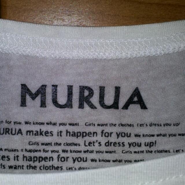 MURUA(ムルーア)のMURUA  Tシャツ レディースのトップス(Tシャツ(半袖/袖なし))の商品写真