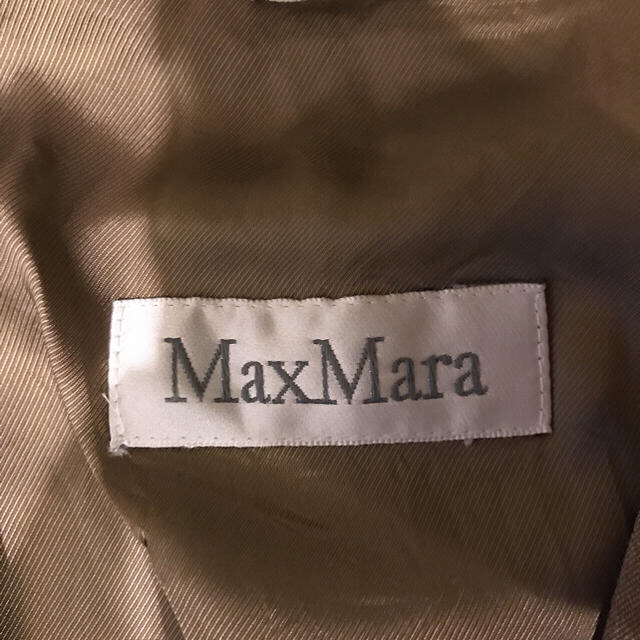 Max Mara(マックスマーラ)のMaxMara テェスターコート サイズ40 白タグ レディースのジャケット/アウター(テーラードジャケット)の商品写真