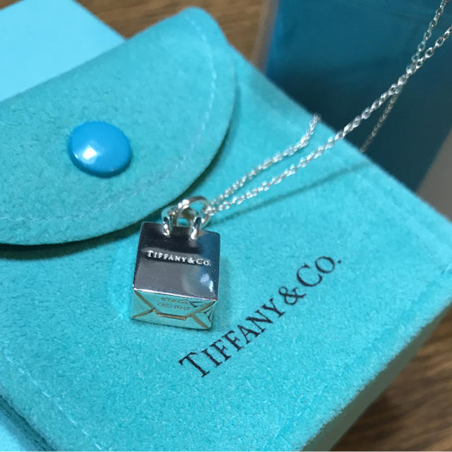 Tiffany & Co. - ティファニー 超レア ショッピングバッグ型チャーム ネックレスの通販 by shop ヴィクトリア