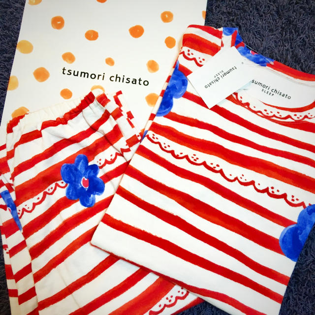 TSUMORI CHISATO(ツモリチサト)の新品 ツモリチサト パジャマ 上下 セット レディースのルームウェア/パジャマ(ルームウェア)の商品写真