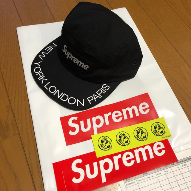 Supreme Visor Print Camp Cap キャンプキャップ