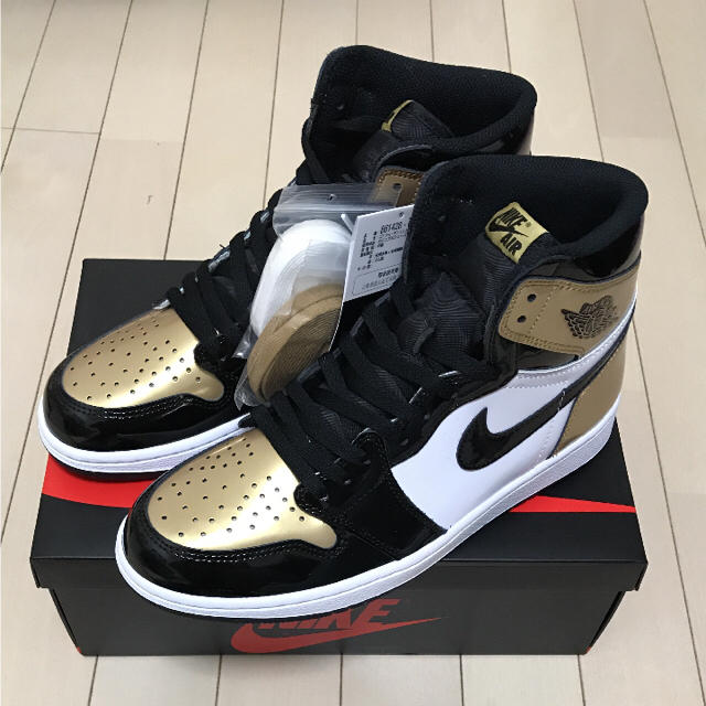 NIKE(ナイキ)のJORDAN 1 OG NRG GOLD TOE ジョーダン Supreme メンズの靴/シューズ(スニーカー)の商品写真