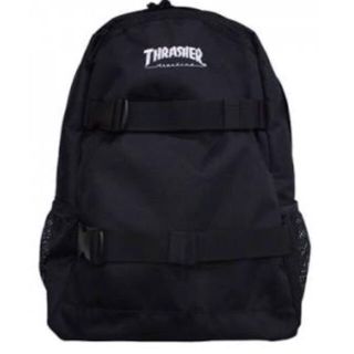 スラッシャー(THRASHER)の新品未使用品 THRASHER 黒 BLACK ブラック BACKPACK(バッグパック/リュック)