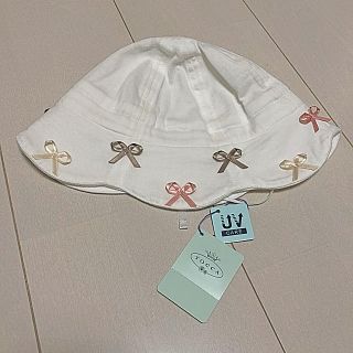 トッカ(TOCCA)のsatyさま専用＊新品＊TOCCA＊ベビー帽子＊50サイズ＊白＊リボン＊(帽子)