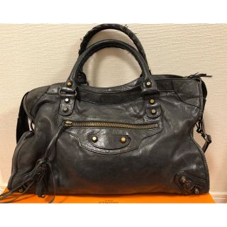 バレンシアガ(Balenciaga)のバレンシアガ  バッグ  シティ  黒  トート  (トートバッグ)