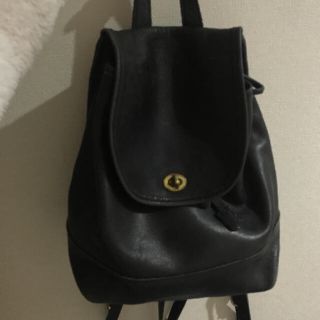 コーチ(COACH)のold coach リュック ブラック(リュック/バックパック)