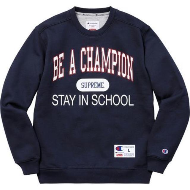 Supreme Champion Stay In School Crewneck